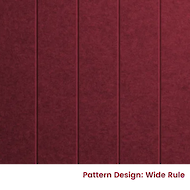 TruTile™ Acoustic Wall Panel, Wide Rule Pattern