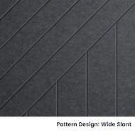 TruTile™ Acoustic Wall Panel, Wide Slant Pattern